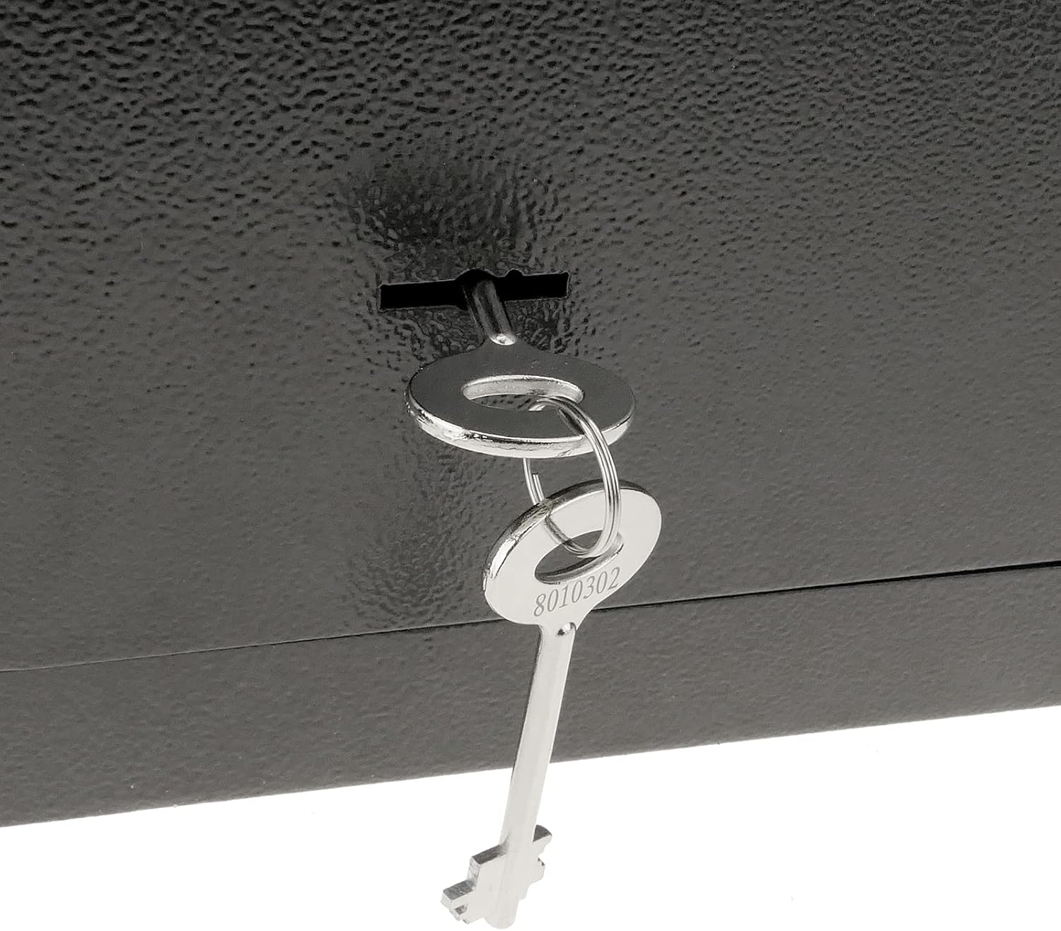 PrimeMatik - Inbouwkluis van staal met sleutels, 36 x 15 x 23 cm, zwart — foto 7